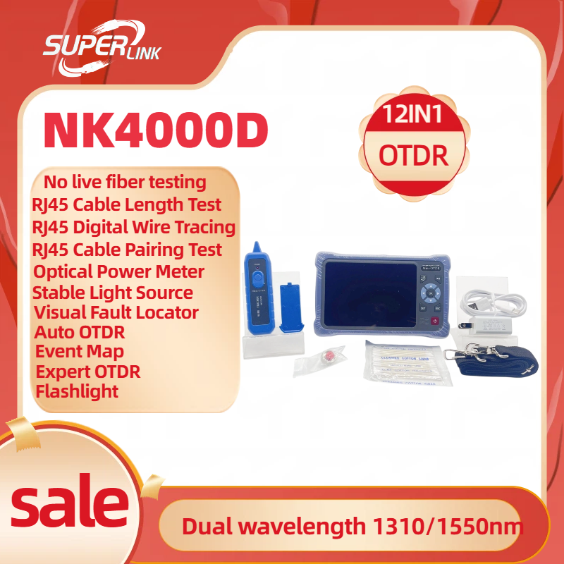 Optical Time Domain Reflectometer Otdr 1310 1550Nm - Оптический рефлектометр Novker 12-в-1 Mini OTDR