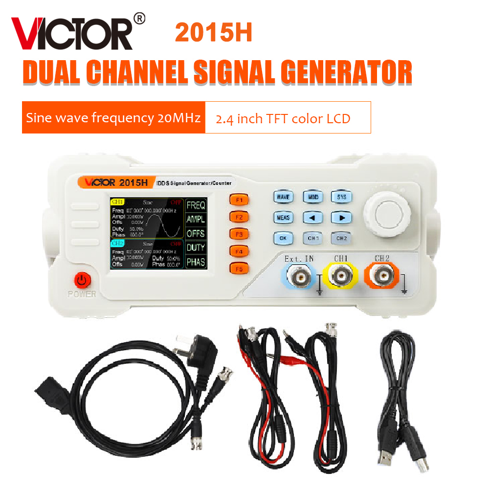 Генератор сигналов RuoShui 201 – обзор и цена Dual Channel Arbitrary Waveform Function Generator 60Mhz